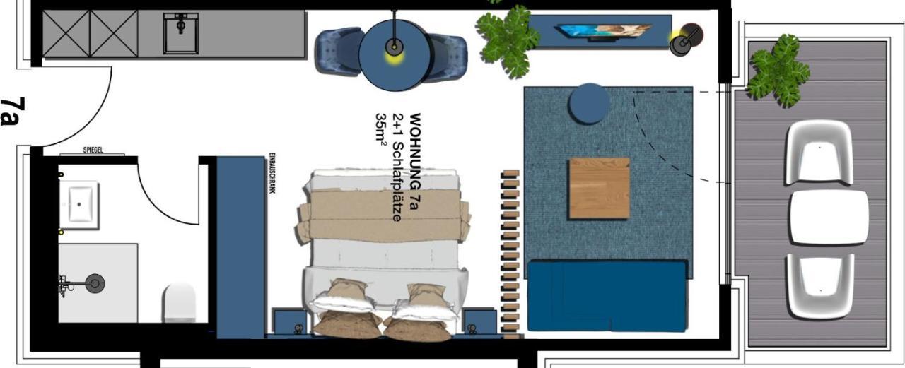 Seebruecke Heringsdorf - 1-Raum-Appartement Mit Balkon S7A Εξωτερικό φωτογραφία